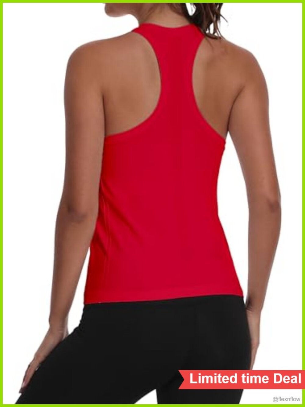 Seamless Racerback Tank Top Sleeveless Women's Athletic Running Top